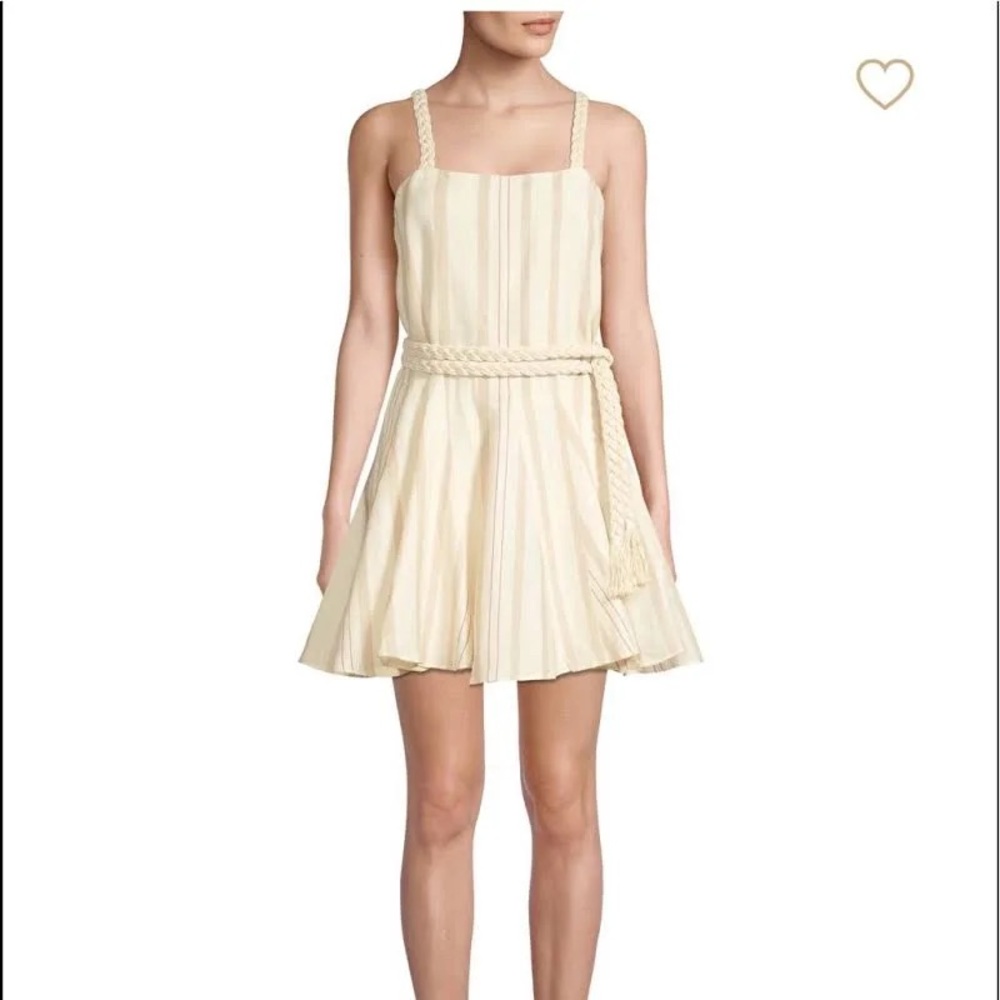 Dimma Striped Linen Dress - ALEXIS